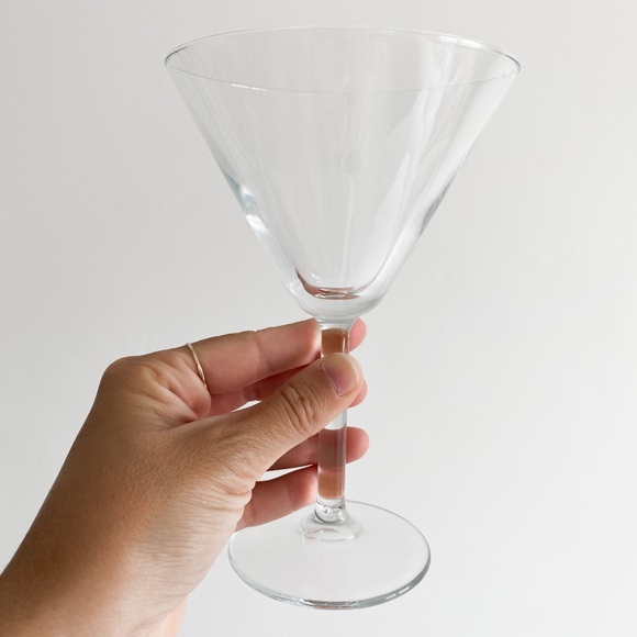 Vintage Martini Glasses with Stem - Set of 3 - Picture 2 of 6